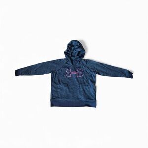 LG Kids Blue Hoodie with Pink Logo